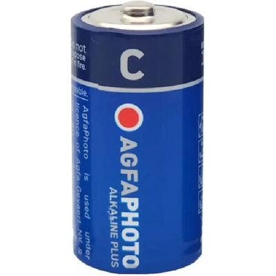 AgfaPhoto LR14 - C 1.5V Alkaline Plus - Paquet de 12 Piles - Publicité AgfaPhoto LR14 - C 1.5V Alkaline Plus - Paquet de 12 Piles - Publicité