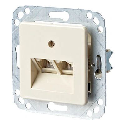 METZ CONNECT 130064111-I Steckdose RJ-45 Perleffekt Weiß - Anschlussdose METZ CONNECT 130064111-I Steckdose RJ-45 Perleffekt Weiß - Anschlussdose