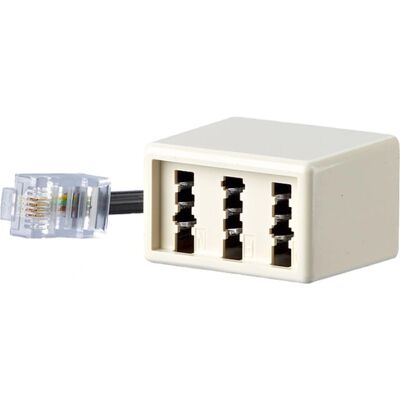 BTR NETCOM 130450440101-E Diviseur Téléphone Blanc BTR NETCOM 130450440101-E Diviseur Téléphone Blanc