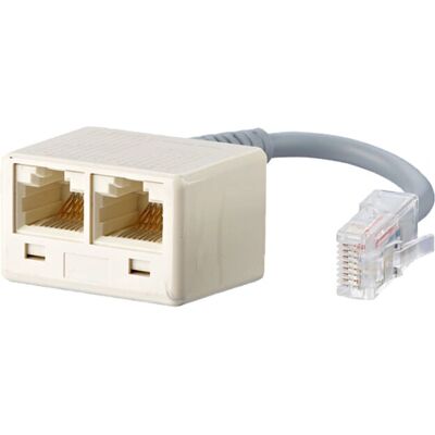 Divisore di rete BTR NETCOM 130610480101-E - Bianco, Grigio Divisore di rete BTR NETCOM 130610480101-E - Bianco, Grigio