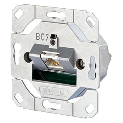 Metz 1307371200-I Presa di rete RJ-45 in alluminio - 1 porta Metz 1307371200-I Presa di rete RJ-45 in alluminio - 1 porta