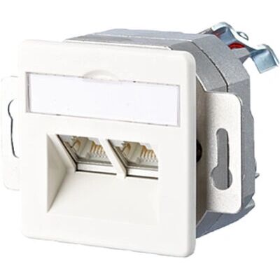 METZ CONNECT 1307444002-I RJ-45 Steckdose - Weiß - Netzwerkdose METZ CONNECT 1307444002-I RJ-45 Steckdose - Weiß - Netzwerkdose