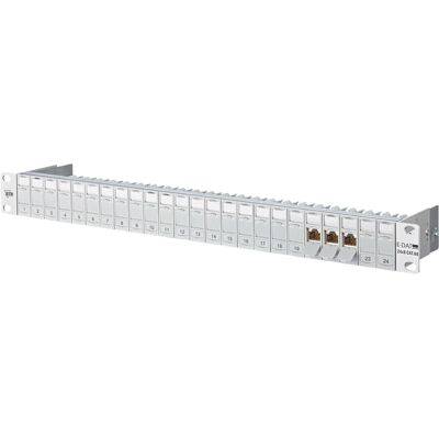 BTR Netcom 130920-E Pannello patch - 24 porte, schermato, grigio BTR Netcom 130920-E Pannello patch - 24 porte, schermato, grigio