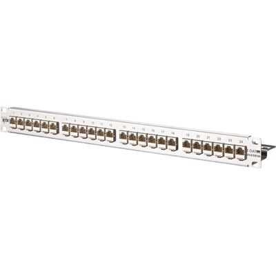 METZ CONNECT 130921-E stainless steel patch panel 1U - Patch Panel METZ CONNECT 130921-E stainless steel patch panel 1U - Patch Panel
