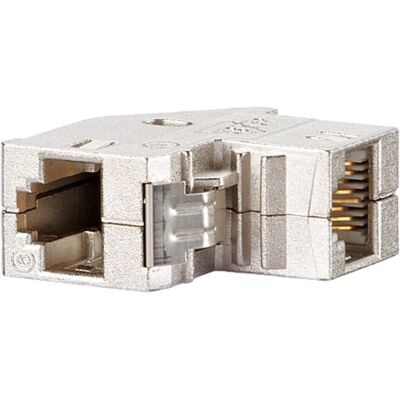 METZ CONNECT 1309A1-I Cat.6 RJ-45 Kupplung - Geschirmt, 90° METZ CONNECT 1309A1-I Cat.6 RJ-45 Kupplung - Geschirmt, 90°
