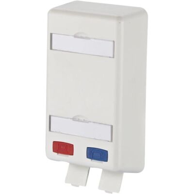 Metz Connect 1309150102-E Steckdose - 2 x RJ-45 - Reinweiß Metz Connect 1309150102-E Steckdose - 2 x RJ-45 - Reinweiß