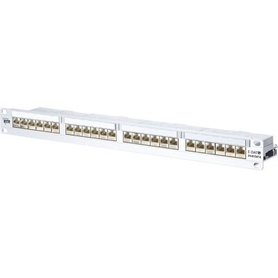 METZ CONNECT 130856-E Pannello patch - 1U, alluminio, rivestimento Nickel/Oro METZ CONNECT 130856-E Pannello patch - 1U, alluminio, rivestimento Nickel/Oro