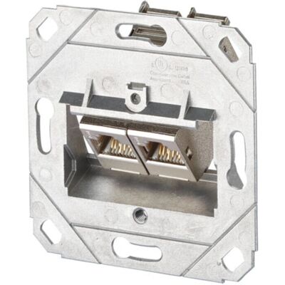 Metz Connect Metz TN E-DATmod-2Up0 - Anschlussdose - 2xRJ45 - IP20 - Schirmung Metz Connect Metz TN E-DATmod-2Up0 - Anschlussdose - 2xRJ45 - IP20 - Schirmung