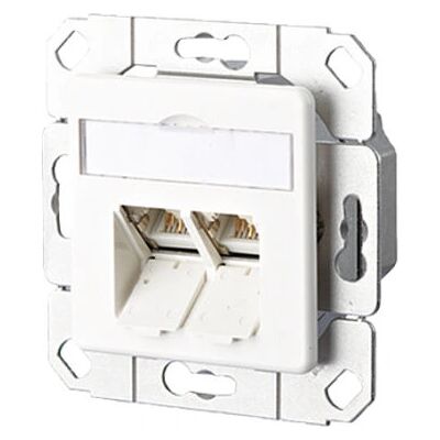 Metzconnect 130C381102-I Netzwerkdose - Weiß - Kategorie 6A, 2 Ports Metzconnect 130C381102-I Netzwerkdose - Weiß - Kategorie 6A, 2 Ports