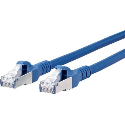 Cavo di rete Metz Connect - Blu, 7m, CAT 6A, Schermato Cavo di rete Metz Connect - Blu, 7m, CAT 6A, Schermato