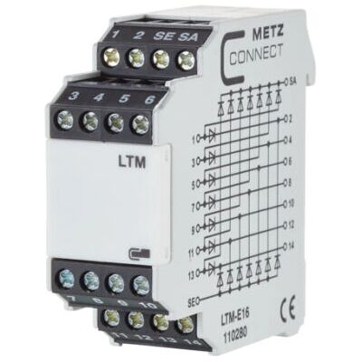 METZ CONNECT LTM-E16 Leistungsrelais - Weiß METZ CONNECT LTM-E16 Leistungsrelais - Weiß