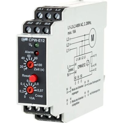 METZ CONNECT CPW-E12 Elektrischer Relais - Schwarz, Weiß - Überlastschutz METZ CONNECT CPW-E12 Elektrischer Relais - Schwarz, Weiß - Überlastschutz