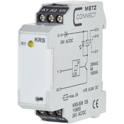 Metz Connect KRS-E06 24ACDC Hånd - Interface-modul - Elektrisk relæ Metz Connect KRS-E06 24ACDC Hånd - Interface-modul - Elektrisk relæ