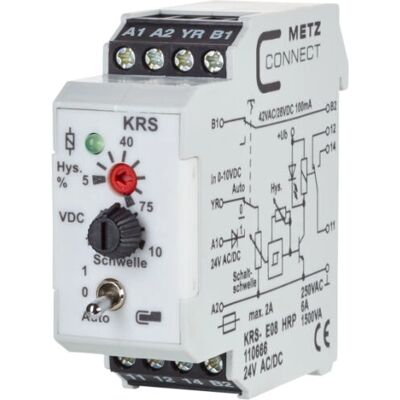 Metz Connect Tærskelschalter - 24V/AC,DC - 1 Vekslingskontakt Metz Connect Tærskelschalter - 24V/AC,DC - 1 Vekslingskontakt
