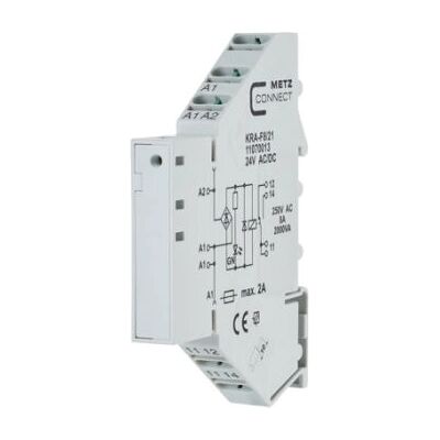 Metz Connect 11070013 Elektrisk relæ Hvid - Relæ modul Metz Connect 11070013 Elektrisk relæ Hvid - Relæ modul