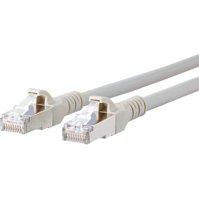 Cavo di rete Cat6A da 30m METZ CONNECT - Schermato, Grigio Cavo di rete Cat6A da 30m METZ CONNECT - Schermato, Grigio