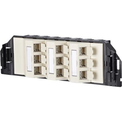 METZ CONNECT - 130B11S90301-E - Noir-Blanc - 6a - RJ-45 Prise METZ CONNECT - 130B11S90301-E - Noir-Blanc - 6a - RJ-45 Prise