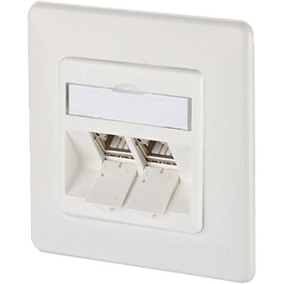 BTR NETCOM Vit RJ45 Nätverksuttag - Fästning BTR NETCOM Vit RJ45 Nätverksuttag - Fästning