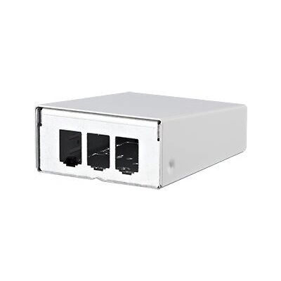 METZ CONNECT 130861-0302-E Panneau de brassage - Boîtier en acier avec 3 ports - Publicité METZ CONNECT 130861-0302-E Panneau de brassage - Boîtier en acier avec 3 ports - Publicité