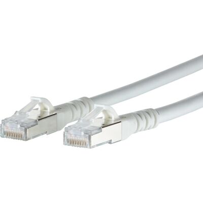 Metz 1308453088-E Netwerkkabel - 3m, Afgeschermd, RJ45, Wit Metz 1308453088-E Netwerkkabel - 3m, Afgeschermd, RJ45, Wit