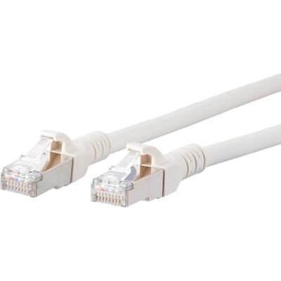 Metz Connect 7m Cat6A Netværkskabel Hvid Metz Connect 7m Cat6A Netværkskabel Hvid
