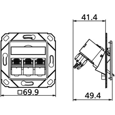 Metz Connect 130B12D31102-E Netzsteckdose Weiß - Netzwerk Zubehör Metz Connect 130B12D31102-E Netzsteckdose Weiß - Netzwerk Zubehör