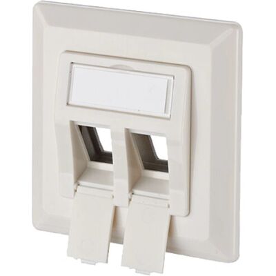 METZ CONNECT - 1309151002KE - Blanco - 2-port - Placa de pared METZ CONNECT - 1309151002KE - Blanco - 2-port - Placa de pared