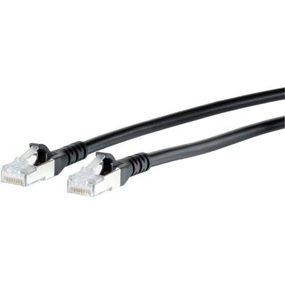 METZ CONNECT 130845A500-E Câble réseau noir 15 m Cat6a S/FTP METZ CONNECT 130845A500-E Câble réseau noir 15 m Cat6a S/FTP