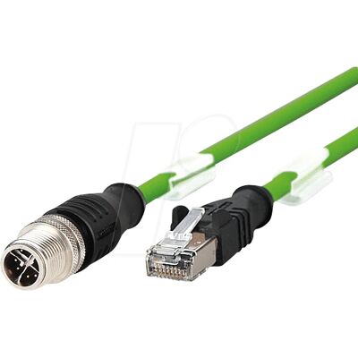 Metzconnect M12 Abgeschirmtes Ethernet-Kabel - 1m Metzconnect M12 Abgeschirmtes Ethernet-Kabel - 1m