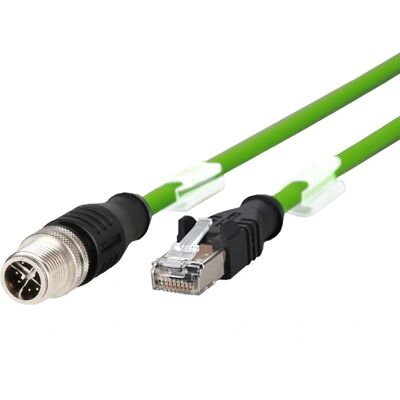METZ CONNECT 142M2X15020 Industriellt nätverkskabel - Grön METZ CONNECT 142M2X15020 Industriellt nätverkskabel - Grön