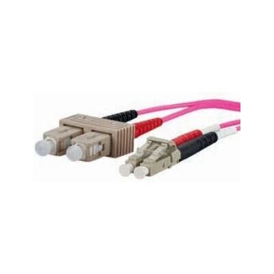 Metz Connect 151S1EOJO10E Glasfaserkabel - OM4, 1 m, SC/LC, Rosa Metz Connect 151S1EOJO10E Glasfaserkabel - OM4, 1 m, SC/LC, Rosa