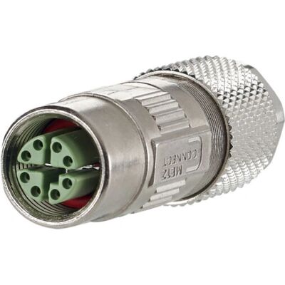 METZ CONNECT MMF881A315 M12 Silber Drahtverbinder METZ CONNECT MMF881A315 M12 Silber Drahtverbinder