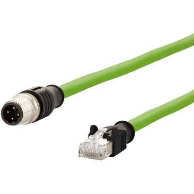 Metz Connect M12 CAT 5e Netzwerkkabel - Grün, 5m Metz Connect M12 CAT 5e Netzwerkkabel - Grün, 5m