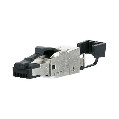 METZ CONNECT 130E405032-E Wire Connector RJ-45 - Black, Silver - Cable Jack - Shielded - Cat 6E METZ CONNECT 130E405032-E Wire Connector RJ-45 - Black, Silver - Cable Jack - Shielded - Cat 6E