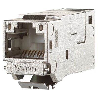 METZ CONNECT 130910KI Keystone Module - Metaal, RJ45, Cat6a METZ CONNECT 130910KI Keystone Module - Metaal, RJ45, Cat6a