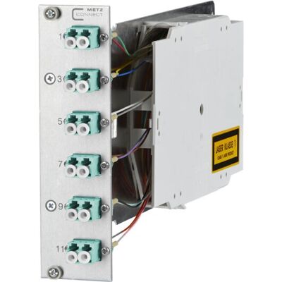 Metz Connect 1528S577061E Patch Panel - 6xLC-D OM3 3U Metz Connect 1528S577061E Patch Panel - 6xLC-D OM3 3U