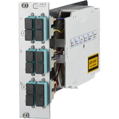 Metz 1528S5BA061E - Panel de raccordement OM3 6xSC-D - Rack 19 pouces Metz 1528S5BA061E - Panel de raccordement OM3 6xSC-D - Rack 19 pouces