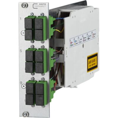 METZ CONNECT 1528S9F2061E Panneau de Patch - 3U, Argent, 6xSC-DAPC METZ CONNECT 1528S9F2061E Panneau de Patch - 3U, Argent, 6xSC-DAPC