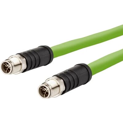Metz Connect 142M6X11020 M12 Netzwerkkabel - Grün, 2m, Cat 6A SF/UTP Metz Connect 142M6X11020 M12 Netzwerkkabel - Grün, 2m, Cat 6A SF/UTP