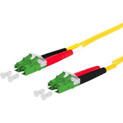 Metz Connect Fiberoptisk Kabel 5 m LC/APC Gul - Fiberoptisk Kabel Metz Connect Fiberoptisk Kabel 5 m LC/APC Gul - Fiberoptisk Kabel