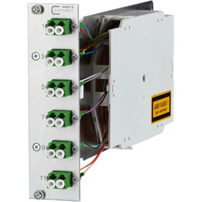 Metz Connect 1528S976061E Patch Panel - 6 LC-D Kupplungen - 3U Metz Connect 1528S976061E Patch Panel - 6 LC-D Kupplungen - 3U