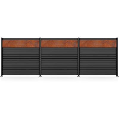 STAKET PRO Rhombus Mini Gartenzäun - Komplettzaun für Sicht & Windschutz STAKET PRO Rhombus Mini Gartenzäun - Komplettzaun für Sicht & Windschutz