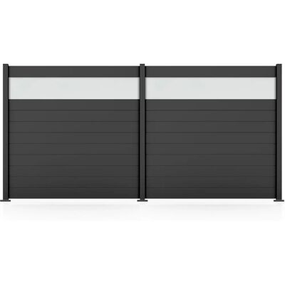 STAKET PRO Gartenzäun - Komplettzaun Paneel 150 - 368,4x187 cm STAKET PRO Gartenzäun - Komplettzaun Paneel 150 - 368,4x187 cm