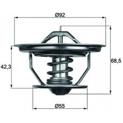 MAHLE TX 35 75 Termostat - Kylvätska MAHLE TX 35 75 Termostat - Kylvätska