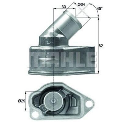 MAHLE Termostat - 92°C - Passer til Opel Astra F, Frontera A/B MAHLE Termostat - 92°C - Passer til Opel Astra F, Frontera A/B