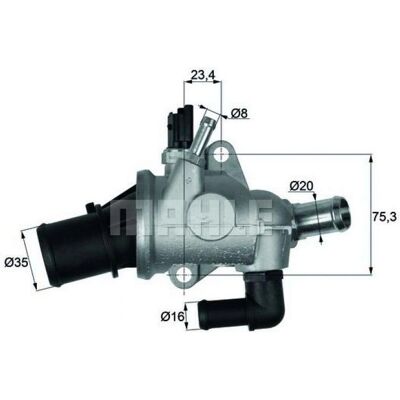 MAHLE TI 174 88 Termostat - Termostat pentru Alfa Romeo 156, Gt, Gtv, Spider MAHLE TI 174 88 Termostat - Termostat pentru Alfa Romeo 156, Gt, Gtv, Spider
