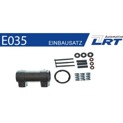 LRT E035 Audi Montagekit - 3 Varianten - Katalysator LRT E035 Audi Montagekit - 3 Varianten - Katalysator
