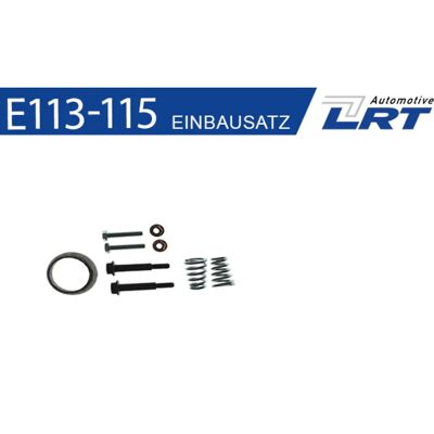 LRT E113-115 Zestaw montażowy katalizatora Opel Astra F LRT E113-115 Zestaw montażowy katalizatora Opel Astra F