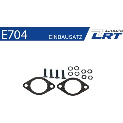 Zestaw LRT E712 - Katalizator do Toyota Corolla i Starlet Zestaw LRT E712 - Katalizator do Toyota Corolla i Starlet
