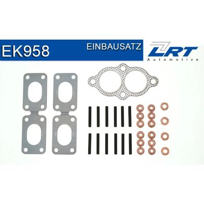 LRT EK958 Exhaust Manifold Kit - BMW 3 Series (E46) Fits 11621716831, 11621728370 LRT EK958 Exhaust Manifold Kit - BMW 3 Series (E46) Fits 11621716831, 11621728370
